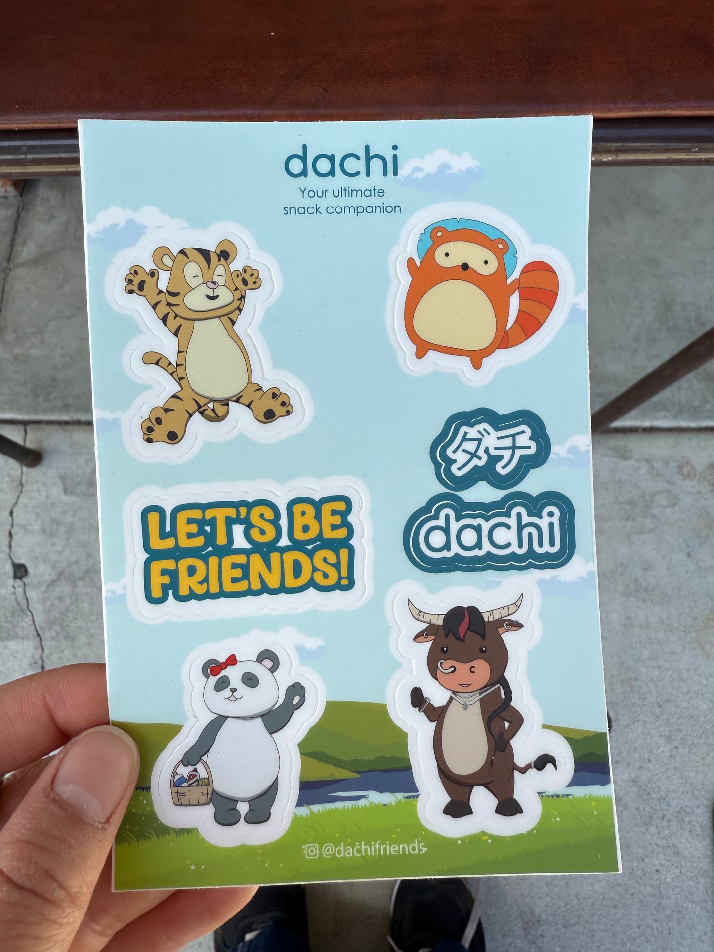 Tomo and Friends Sticker Sheet