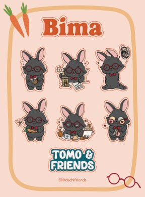 Bima Emotions Sticker Sheet