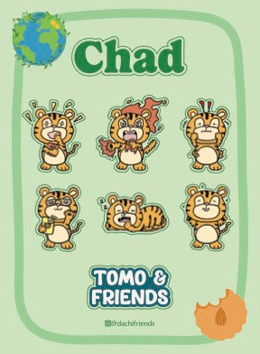 Chad Emotions Sticker Sheet