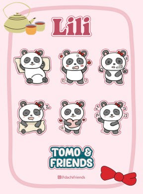 Lili Emotions Sticker Sheet